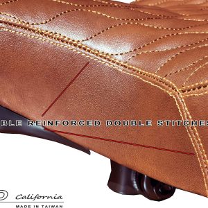 Made in Taiwan! Fito GS Beach Cruiser Bike Bicycle Saddle Seat with Spring Suspension (Brown)